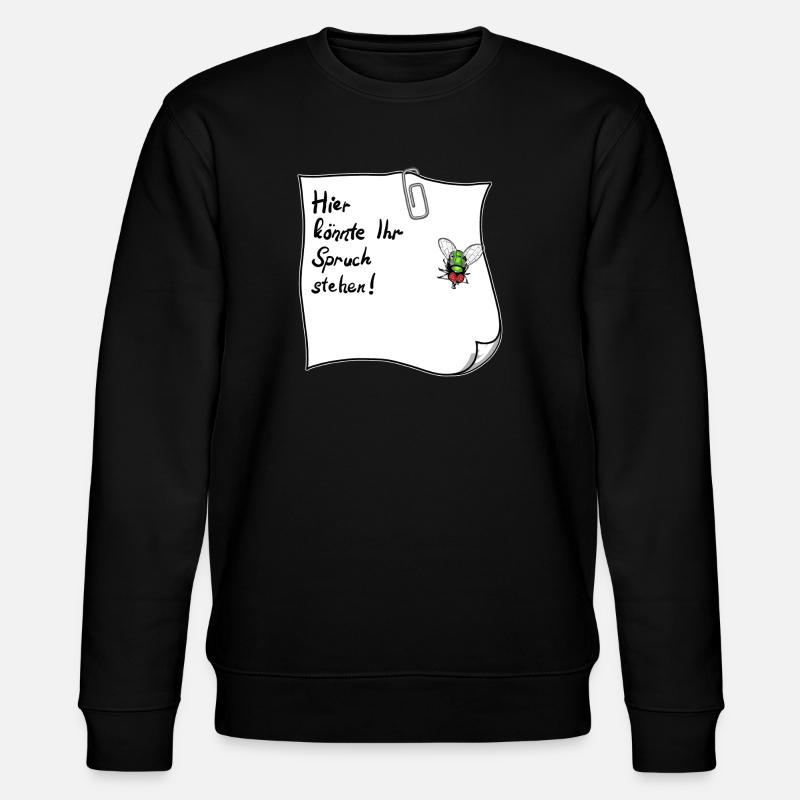 Notes – This could be your saying - Stanley/Stella CHANGER Unisex Organic Sweatshirt - black
