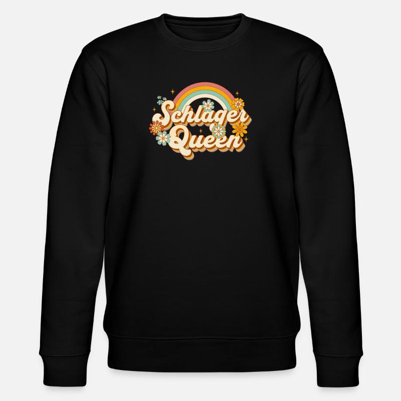 Schlager Queen 70s Party - Stanley/Stella Unisex Bio-Sweatshirt CHANGER  - Schwarz