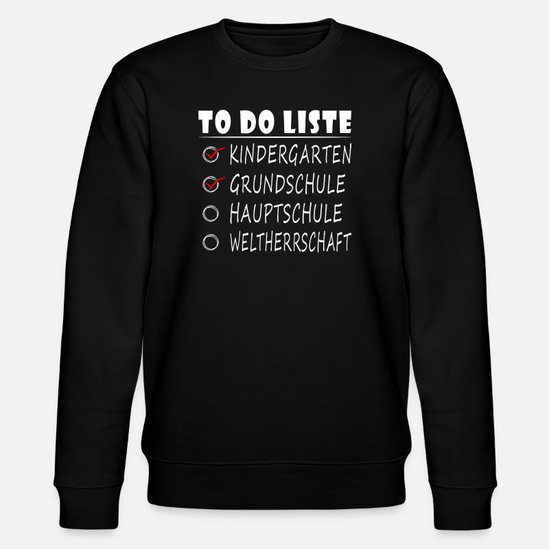 Lehrer Hauptschule Abschiedsgeschenk Abschied - Stanley/Stella Unisex Bio-Sweatshirt CHANGER - Schwarz