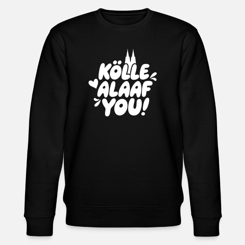 Kölle Alaaf You! - Stanley/Stella Unisex Bio-Sweatshirt CHANGER  - Schwarz