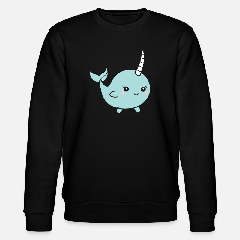 Narwal - Stanley/Stella Unisex Bio-Sweatshirt CHANGER  - Schwarz