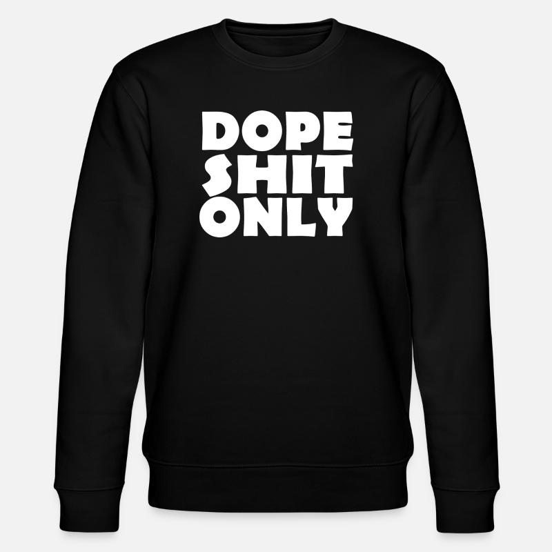 SHIT - Stanley/Stella Unisex Bio-Sweatshirt CHANGER  - Schwarz