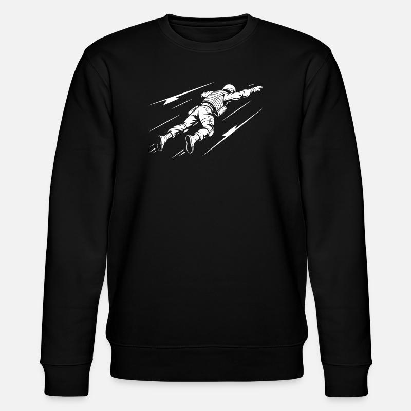 Astronaute en vol dans l'espace - Sweat bio CHANGER Stanley/Stella Unisexe - noir
