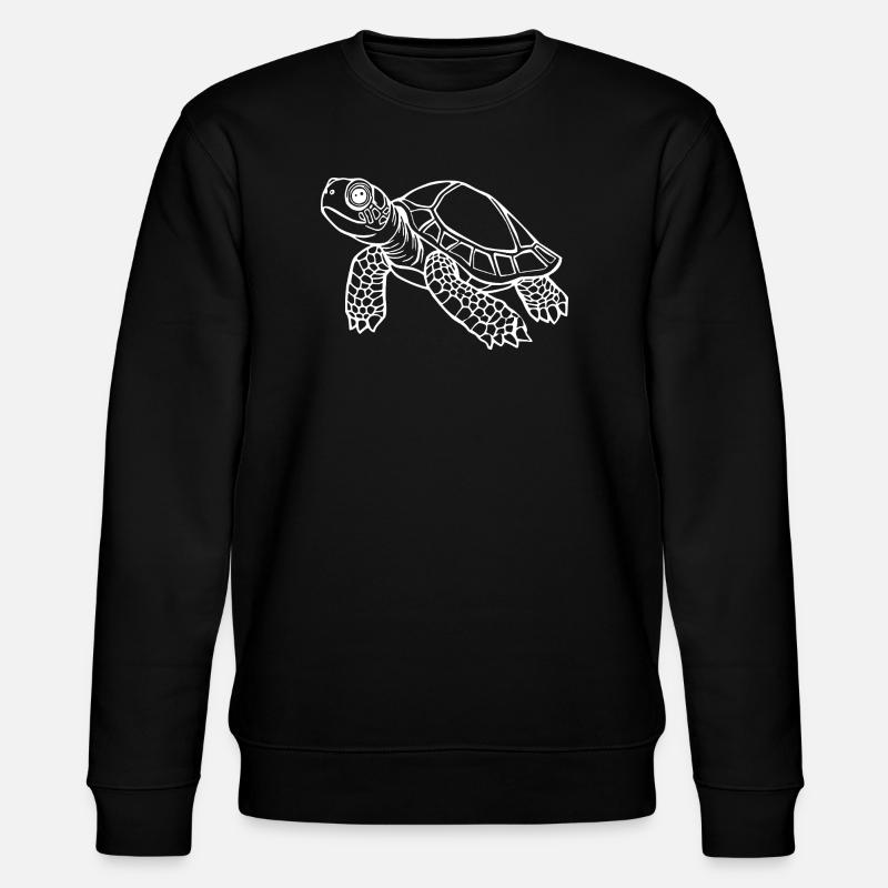 Turtle Turtles - Stanley/Stella CHANGER Unisex Organic Sweatshirt - black
