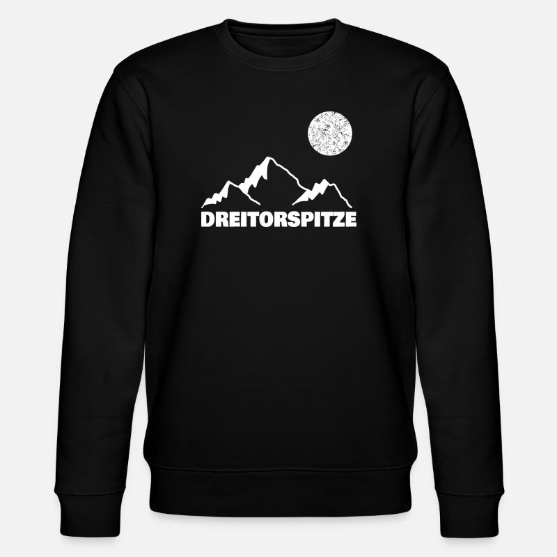 Dreitorspitze - Stanley/Stella Unisex Bio-Sweatshirt CHANGER  - Schwarz