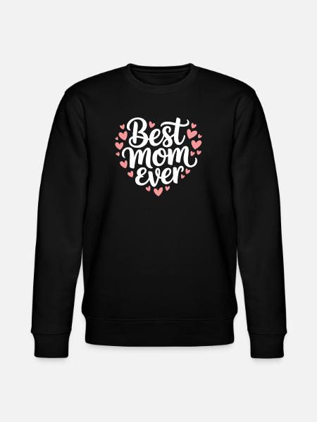 Die beste Mutter aller Zeiten - Stanley/Stella Unisex Bio-Sweatshirt CHANGER - Schwarz