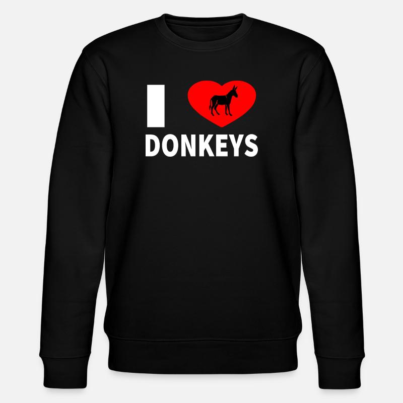 âne - Sweat bio CHANGER Stanley/Stella Unisexe - noir