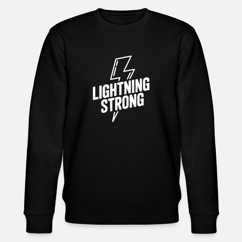 Lightning Strong - Stanley/Stella CHANGER Unisex Organic Sweatshirt - black