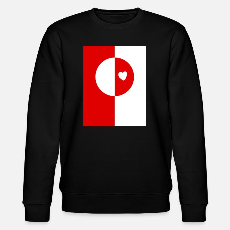Drapeau du Groenland - Sweat bio CHANGER Stanley/Stella Unisexe - noir