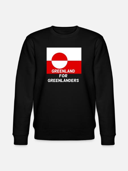 Grønland for grønlændere - Stanley/Stella økologisk unisex-sweatshirt CHANGER  - sort