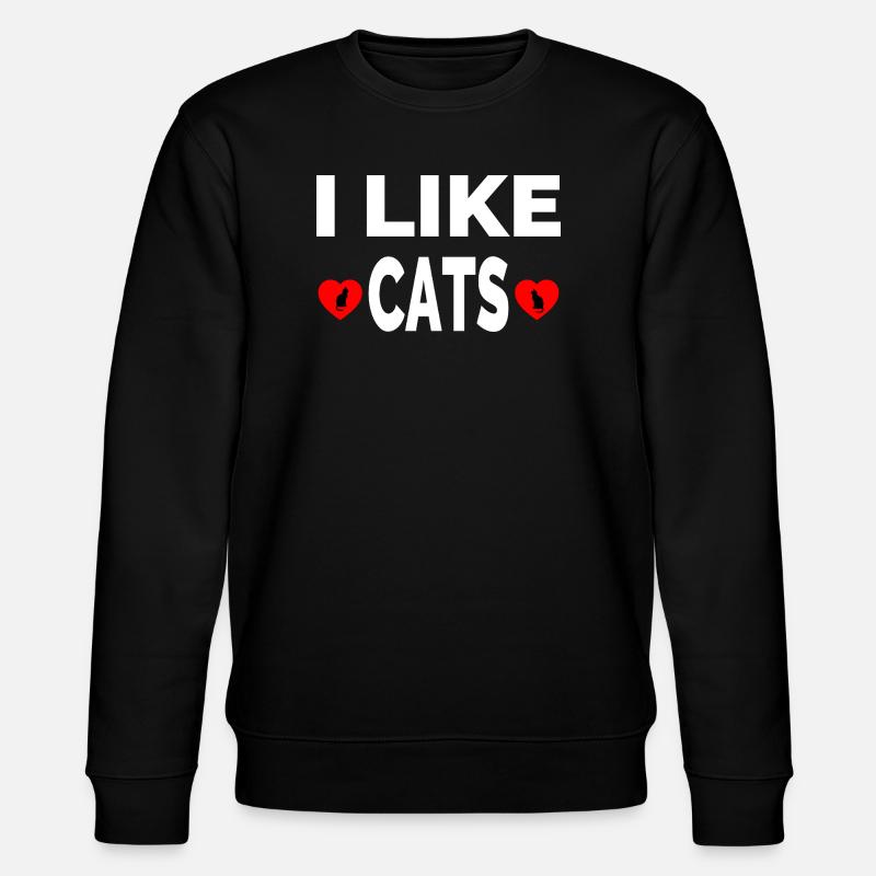 feline - Stanley/Stella CHANGER Unisex Organic Sweatshirt - black