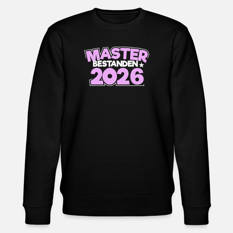 Master 2026 Diplôme - Sweat bio CHANGER Stanley/Stella Unisexe - noir
