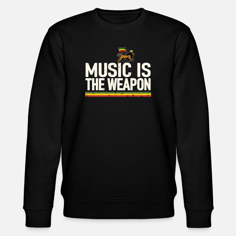 Reggae Music - Stanley/Stella Unisex Bio-Sweatshirt CHANGER  - Schwarz