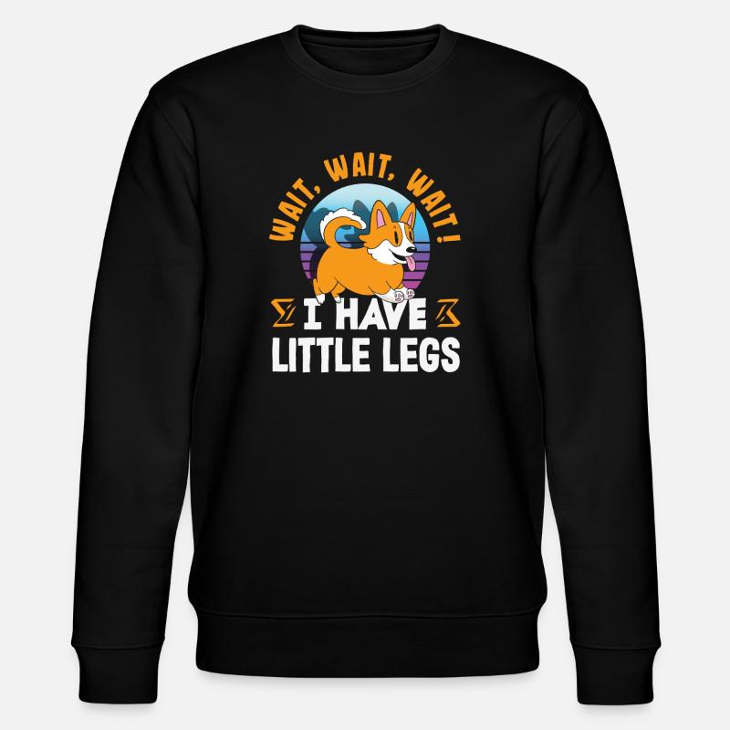 Attends-moi, j’ai de petites jambes - Sweat bio CHANGER Stanley/Stella Unisexe - noir