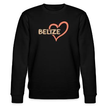 Belize als Belize - Stanley/Stella Unisex Bio-Sweatshirt CHANGER  - Schwarz - Vorne - Nik (191cm) & Marisol (170cm)
