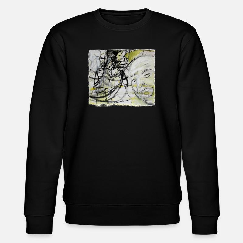 An old man remembers - Stanley/Stella CHANGER Unisex Organic Sweatshirt - black