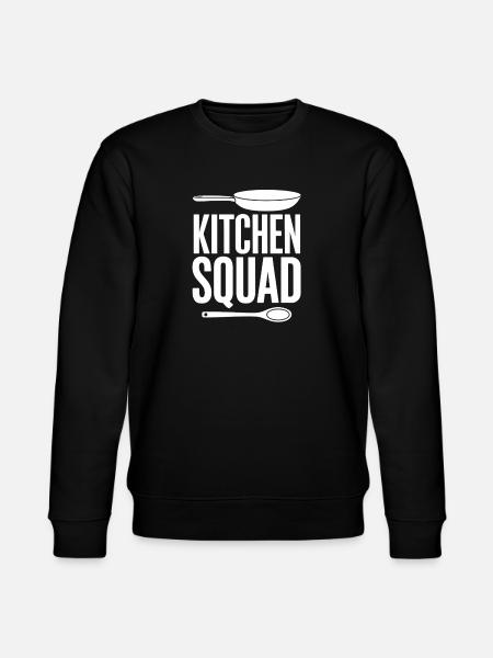 Kitchen Squad Kochteam Küchencrew Hobbyköche - Stanley/Stella Unisex Bio-Sweatshirt CHANGER - Schwarz