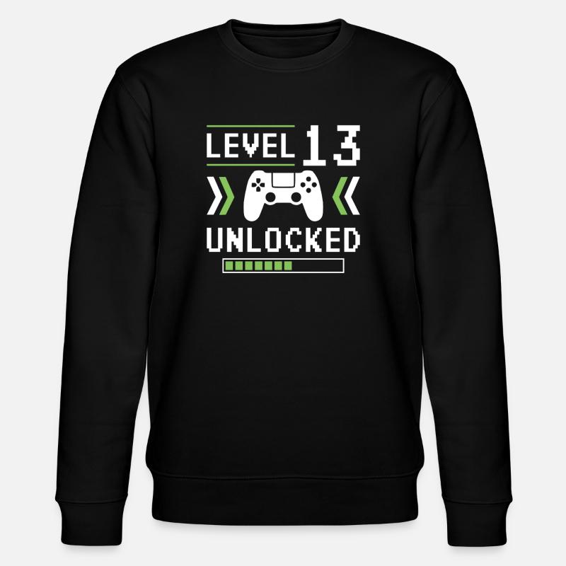 Niveau 13 - Sweat bio CHANGER Stanley/Stella Unisexe - noir