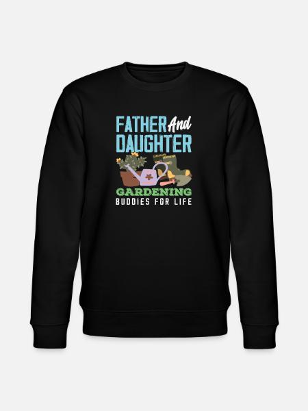 Vater-tochter-gartenarbeit Garten - Stanley/Stella Unisex Bio-Sweatshirt CHANGER  - Schwarz