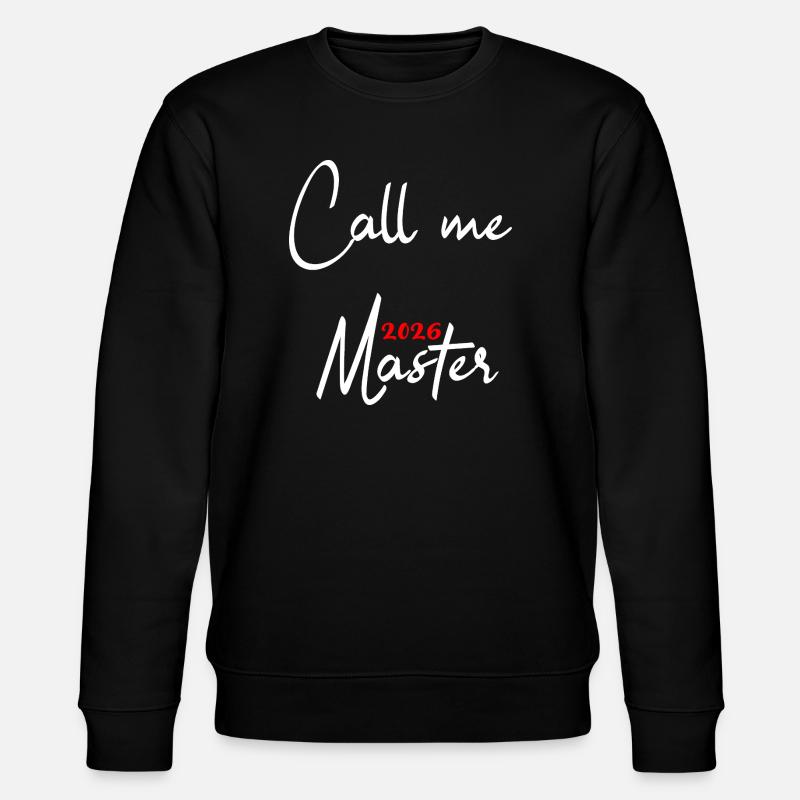 Master Abschluss Promotion Sponsion 2026 - Stanley/Stella Unisex Bio-Sweatshirt CHANGER  - Schwarz