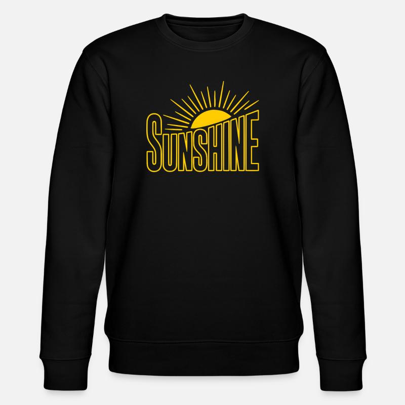 Sonnenstrahl Sunshine Logo - Stanley/Stella Unisex Bio-Sweatshirt CHANGER  - Schwarz
