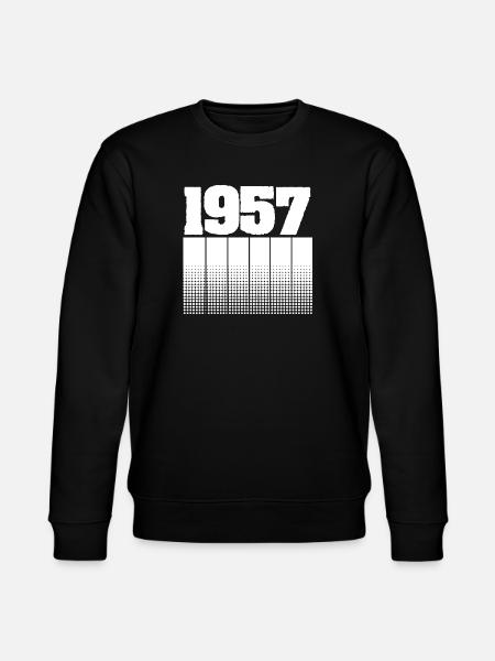 1957 1957 - Stanley/Stella CHANGER Unisex Organic Sweatshirt - black