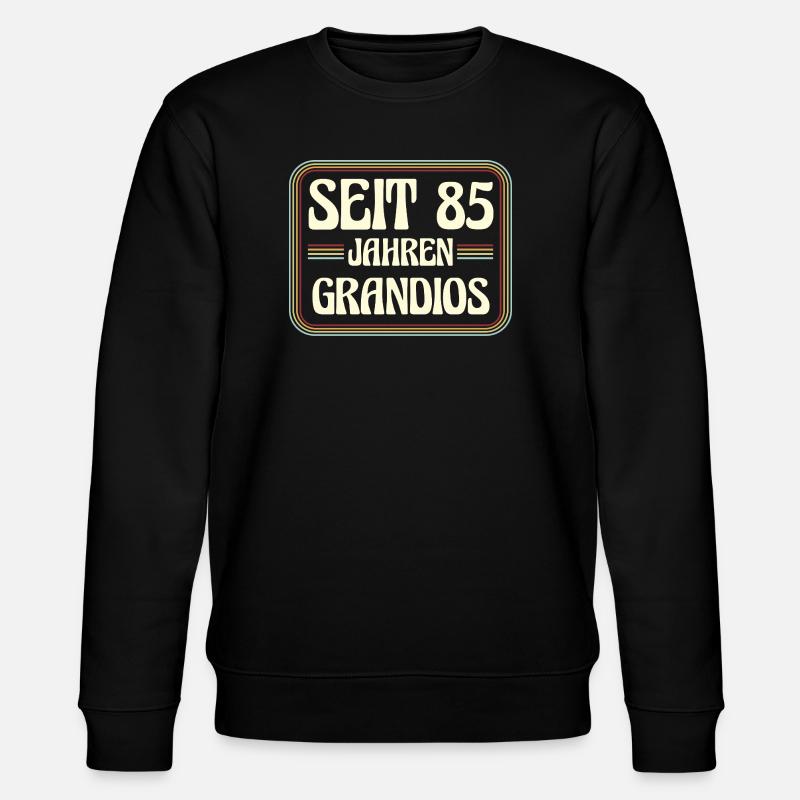 85 ans Anniversaire 85 - Sweat bio CHANGER Stanley/Stella Unisexe - noir