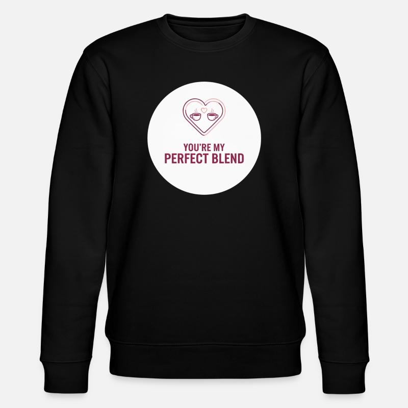 Tu es mon mélange parfait – Aimant - Sweat bio CHANGER Stanley/Stella Unisexe - noir