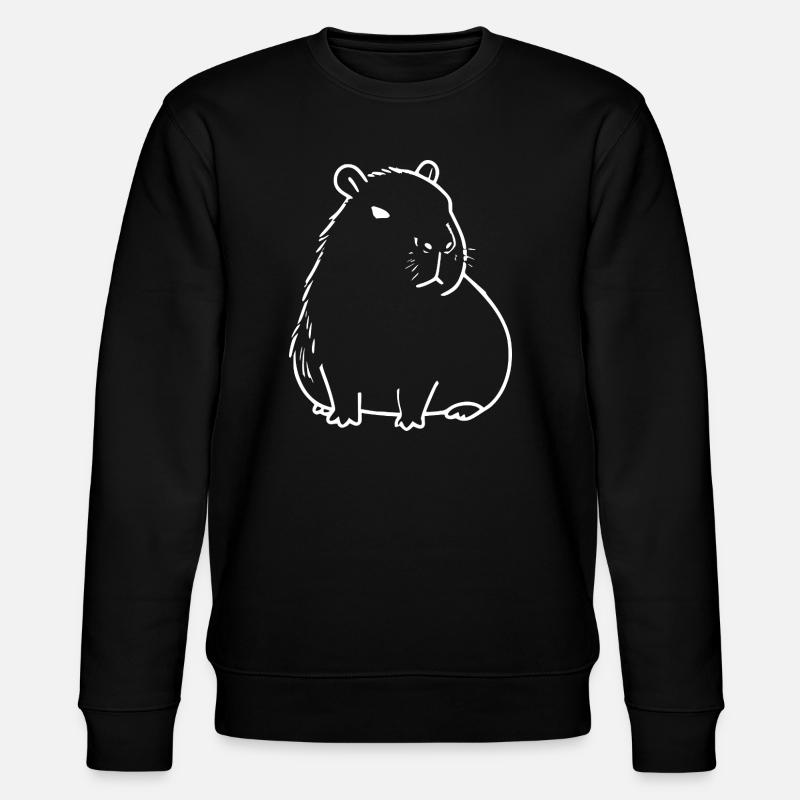 Capybara capybara blanc - Sweat bio CHANGER Stanley/Stella Unisexe - noir