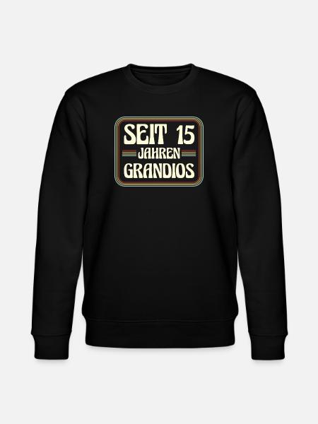 15 ans Anniversaire 15 - Sweat bio CHANGER Stanley/Stella Unisexe - noir