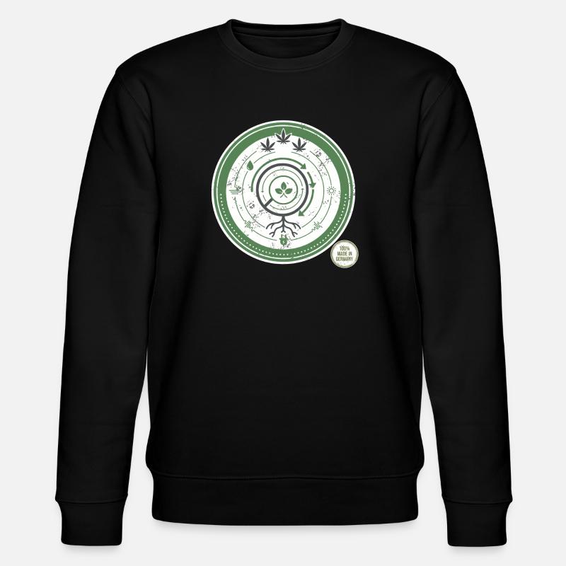 Spezialgärtner - Stanley/Stella Unisex Bio-Sweatshirt CHANGER  - Schwarz