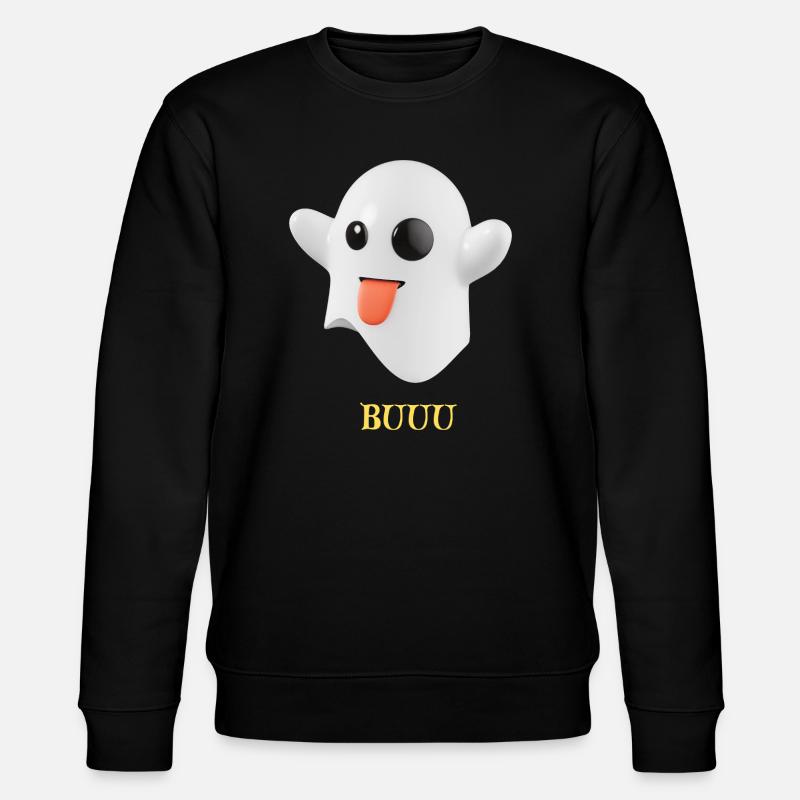 Fantôme duveteux à la langue - Sweat bio CHANGER Stanley/Stella Unisexe - noir