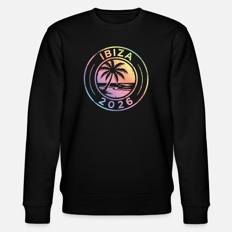 Ibiza 2026 Bunt - Stanley/Stella Unisex Bio-Sweatshirt CHANGER  - Schwarz
