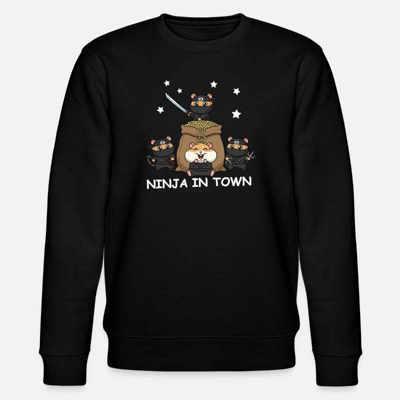 Hamster Ninja - Sweat bio CHANGER Stanley/Stella Unisexe - noir