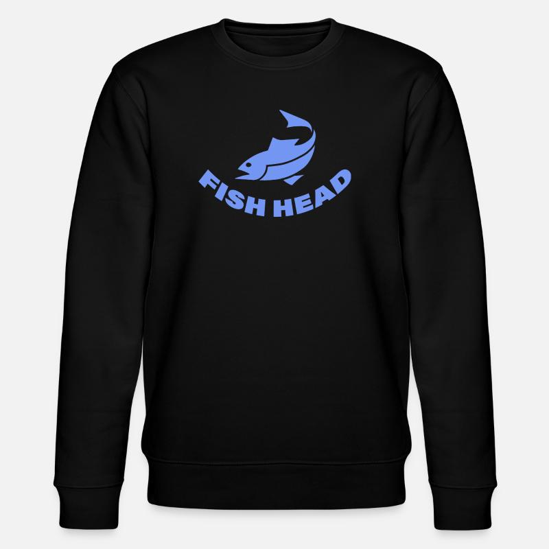FISH HEAD - Stanley/Stella Unisex Bio-Sweatshirt CHANGER  - Schwarz