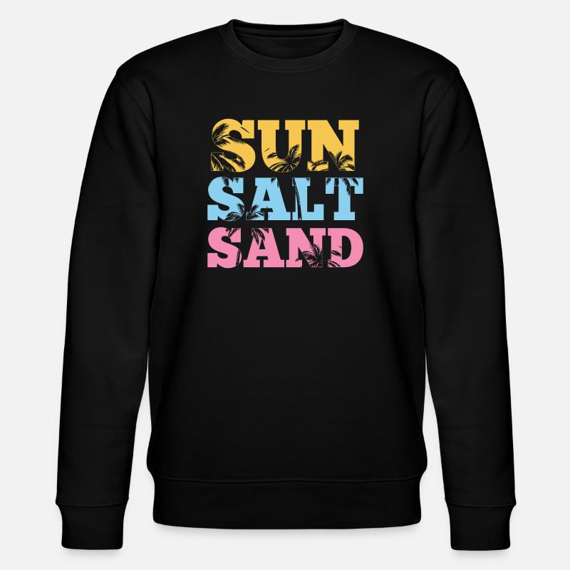 Sommer – Sonnensalz-Sand - Stanley/Stella Unisex Bio-Sweatshirt CHANGER  - Schwarz