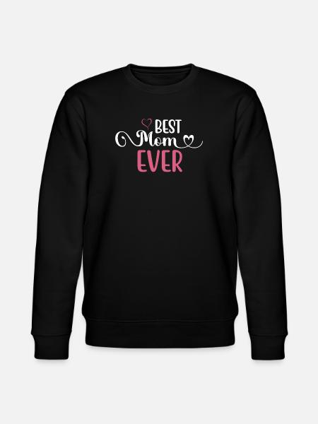 Die beste Mutter aller Zeiten - Stanley/Stella Unisex Bio-Sweatshirt CHANGER - Schwarz