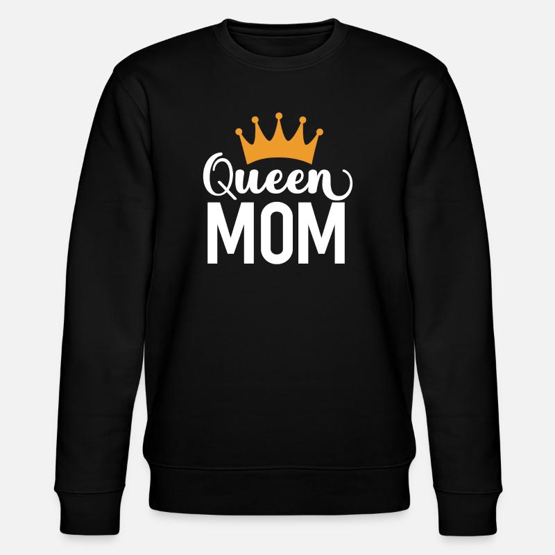Die Mutter der Königin - Stanley/Stella Unisex Bio-Sweatshirt CHANGER  - Schwarz