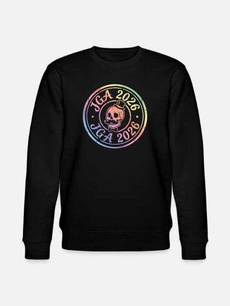 Jga 2026 Skull Bachelor Party - Stanley/Stella CHANGER Unisex Organic Sweatshirt - black
