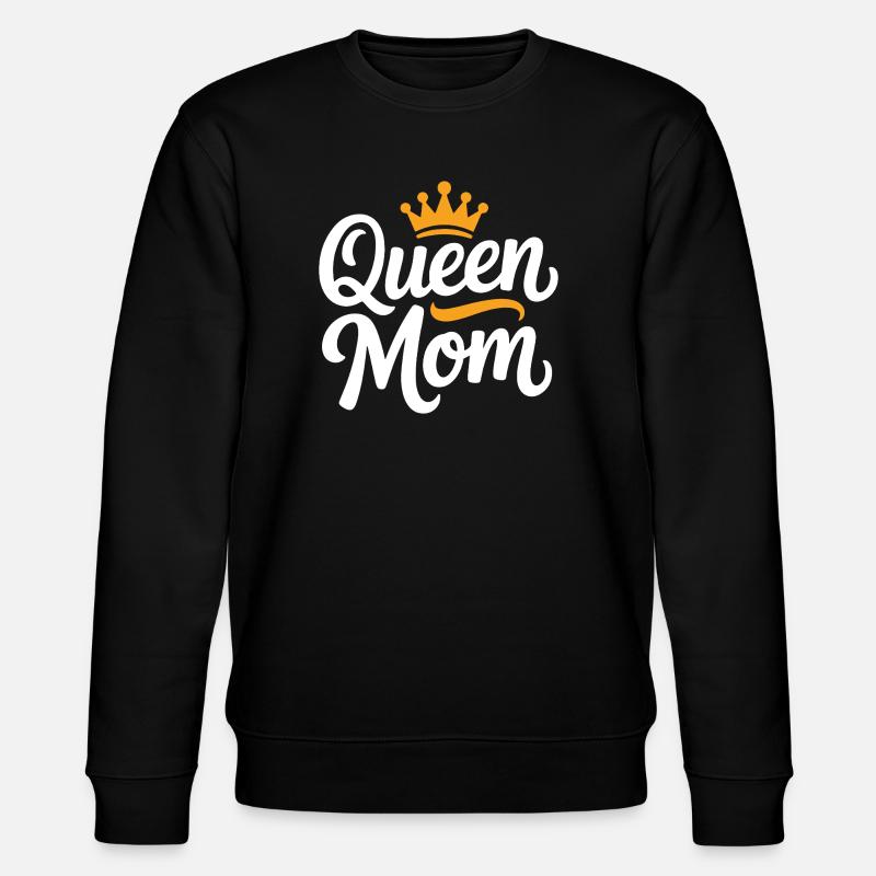 Queen Mom - Stanley/Stella Unisex Bio-Sweatshirt CHANGER  - Schwarz