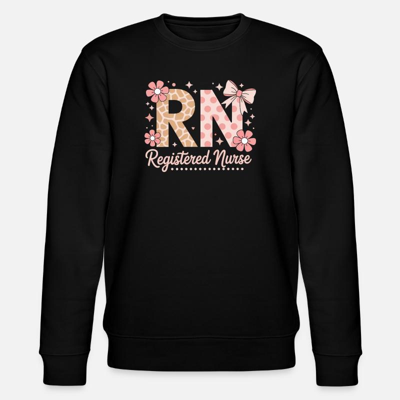 Krankenschwester Sprüche Krankenschwester Geschenk - Stanley/Stella Unisex Bio-Sweatshirt CHANGER  - Schwarz