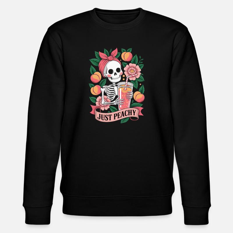 Bare Peachy - Stanley/Stella økologisk unisex-sweatshirt CHANGER  - sort
