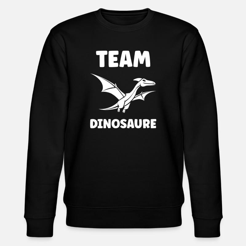 Flying Dinosaur Team - Stanley/Stella CHANGER Unisex Organic Sweatshirt - black