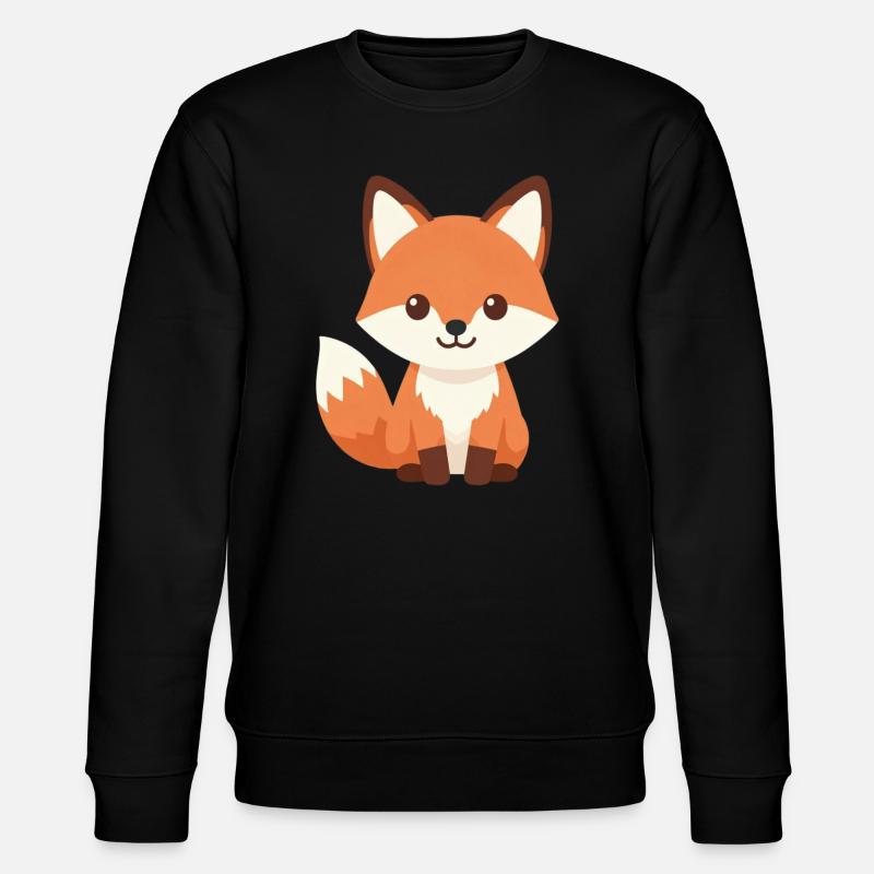 Fuchs - Stanley/Stella Unisex Bio-Sweatshirt CHANGER  - Schwarz