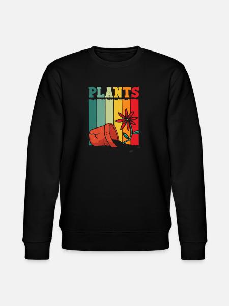 Plants Lover Jardinage Rétro - Sweat bio CHANGER Stanley/Stella Unisexe - noir