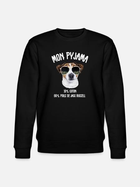 Jack Russell Hundepyjama-Humor
- Stanley/Stella Unisex Bio-Sweatshirt CHANGER - Schwarz
