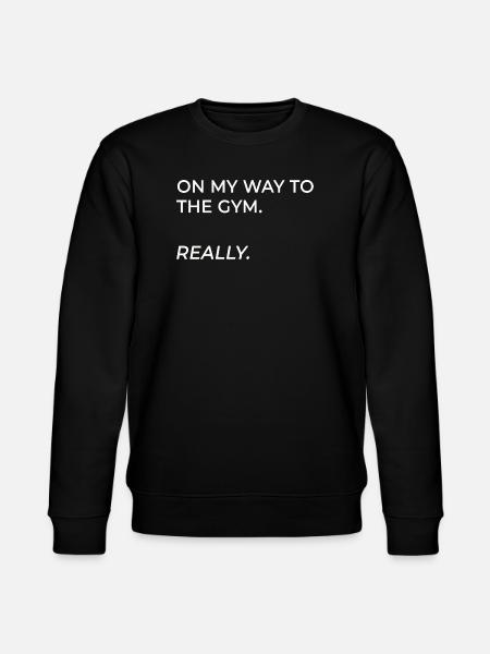 Sto andando in palestra – davvero - Felpa ecologica unisex CHANGER di Stanley/Stella - nero