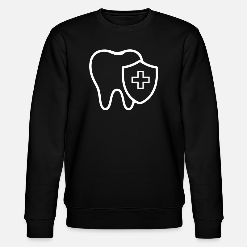 Icône de la dent dentiste - Sweat bio CHANGER Stanley/Stella Unisexe - noir