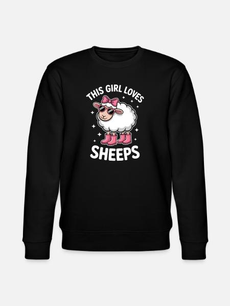 Sheep Sayings Sheep Funny Sheep Gift - Stanley/Stella CHANGER Unisex Organic Sweatshirt - black
