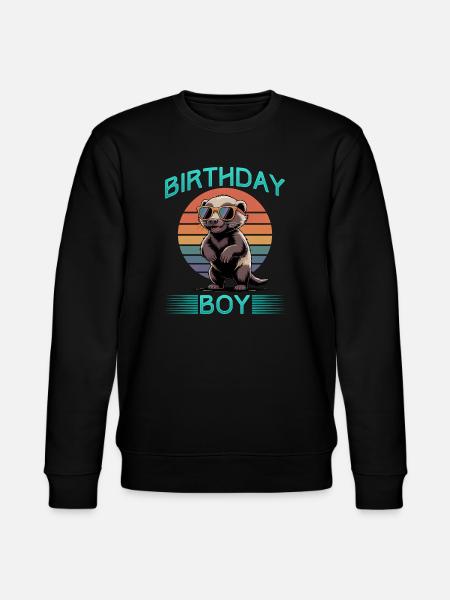 Funny Honey Badger - Stanley/Stella Unisex Bio-Sweatshirt CHANGER - Schwarz